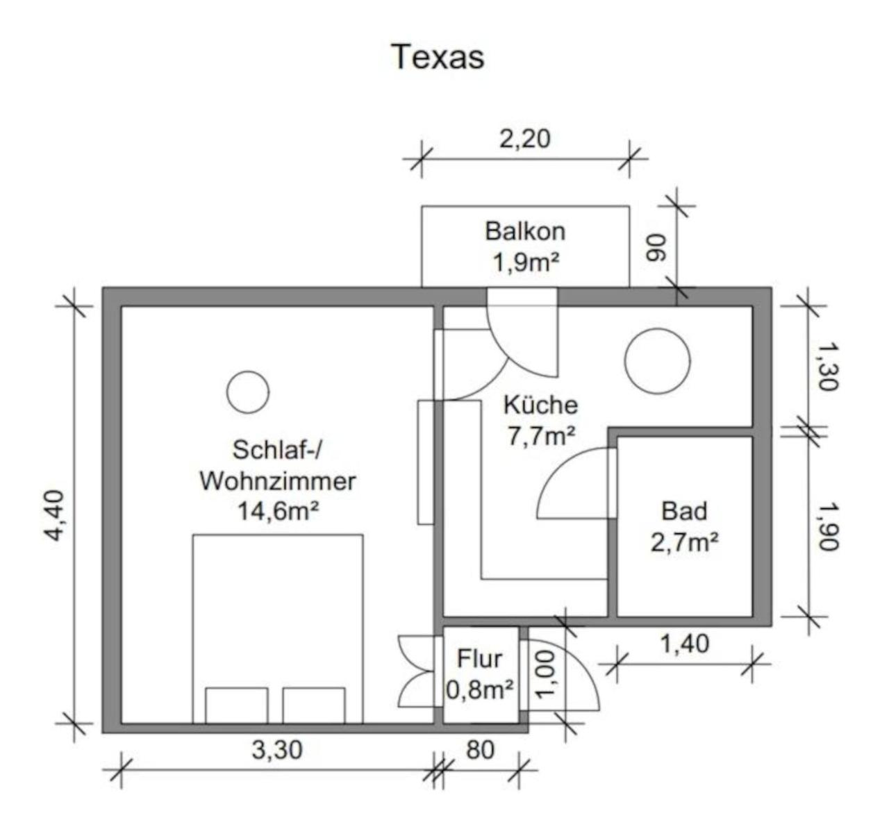 Little Hawaii & Texas Apartman Bad Wildungen Kültér fotó
